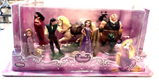 Disney Store RAPUNZEL Figurine Playset - 7 TANGLED Figures - Cake Toppers - NIB