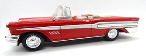 1957 Pontiac Diecast Toy Car New-Ray Red Bonneville Convertible 1:43 - Picture 1 of 10