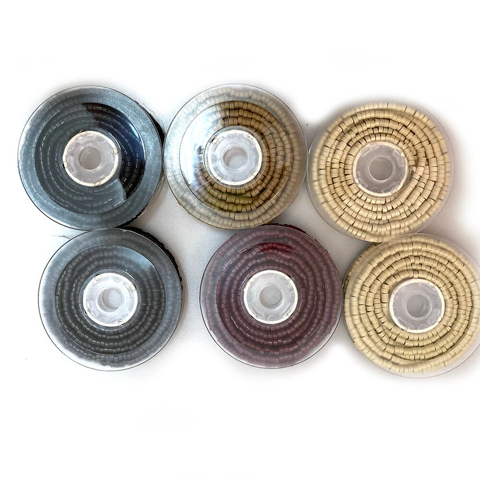 5.0mm 1000pcs Pre loaded Micro Rings Links Silicone Beads Hair Extension Tools - Image 1 of 4