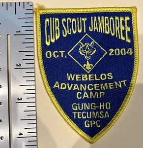 2004 Cub Scout Jamboree Weblos Advancement Camp Gung-Ho Tecumsa GPC Patch - Picture 1 of 2
