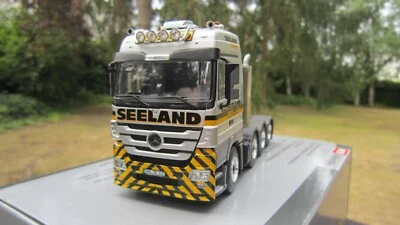 WSI 01-1043 MERCEDES BENZ MP3 LH TRACTOR 8X4 " SEELAND " BIG MOVE (D) MINT - Immagine 1 di 4