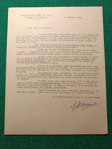 ASSOCIATION FRANCE-URSS - COMITÉ CHERBOURG, DEFENSE CONTRE L'ANTISOVIETISME 1950 - Imagen 1 de 2