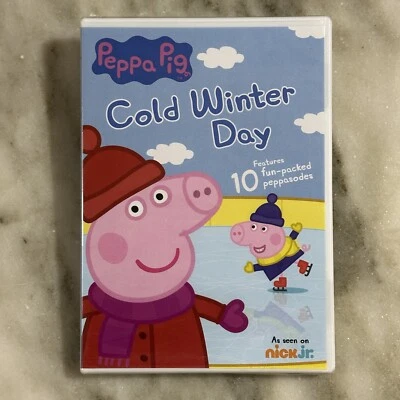 Peppa Pig Cold Winter Day DVD Nick Jr 10 Fun Packed Episodes New Sealed Foto 1 de 2