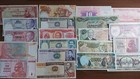  Menge 20 verschiedene ausländische PAPIERGELD BANKNOTEN WELTWÄHRUNG #418