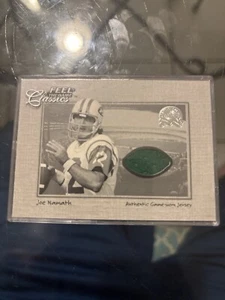 2000 Fleer Greats Of The Game Joe Namath Game Worn Jersey  - Picture 1 of 2