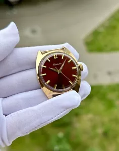 Reloj Vintage Raketa BORDO 2609 Chapado en Oro URSS -SERVICIADO- - Imagen 1 de 15