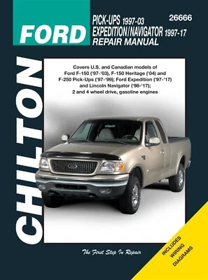 Ford F-150, F-250, Expedition, Lincoln Navigator manual de reparación 1997-2017 Foto 1 de 2