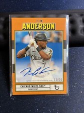 2022 Topps Brooklyn Collection #AC-TA Tim Anderson Auto ORANGE #/20