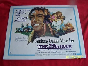 Die 25. Stunde 1967 22x28 Filmplakat Anthony Quinn Virna Lisi Liebesgeschichte/Krieg - Bild 1 von 7