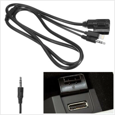 Cable de carga auxiliar interfaz de música MMI de 8 pines SUV para automóvil de 1,2 m para Mercedes-Benz Foto 1 de 4