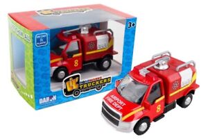 Lil' Truckers Airport Fire Truck Daron LT401 Age 3+ 5"x2"x2" Little Toy Vehicle
