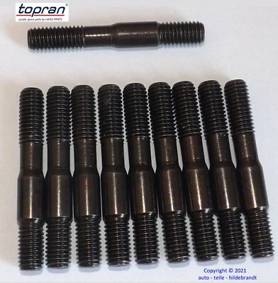 Stehbolzen M8x56 Stiftschraube Set 10 Stück Festigkeit 10.9 für VW Abgaskrümmer - Bild 1 von 2