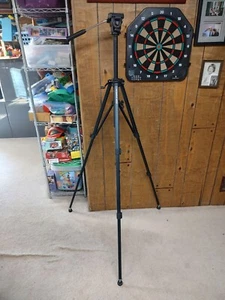 Promaster 4800 Tripod Camera Telescope Black Very Good Adjustable Tall Photos - Picture 1 of 11