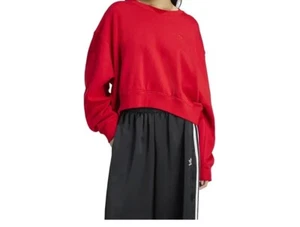 Adidas Originals Women's Nelson Red Fashion Sweatshirt JN6974 - Picture 1 of 3