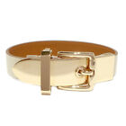 HERMES bracelet belt white leather bag P0007173