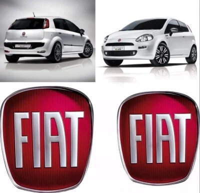 3M Stemma Logo fiat ADESIVO, Anteriore E Posteriore Per Fregi Grande Punto e Panda