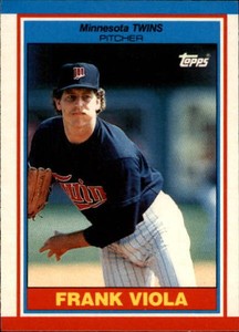 1989 Topps UK Minis Minnesota Twins Baseball Card #80 Frank Viola
