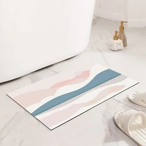 YIHOUSE Thin Quick Dry Bath Mat for Bathroom Non Slip Absorbent Shower Rug 16... - Picture 1 of 7