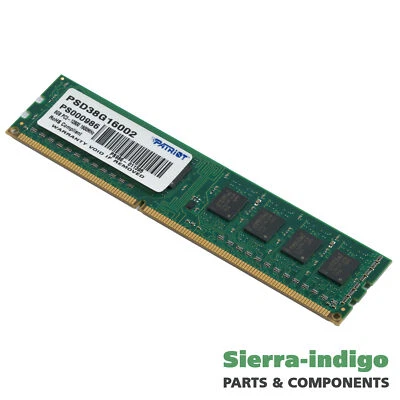 Patriot PSD38G16002 8GB PC3-12800 1600MHz Memory RAM - Image 1 of 4