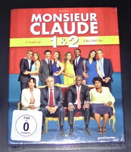MONSIEUR CLAUDE TEIL 1 & 2 DOPPEL BLU RAY IM SCHUBER SCHNELLER VERSAND NEU & OVP - Foto 1 di 5