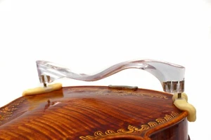 Violin Shoulder Rest 4/4 3/4 Acrylic transparent Adjustable Violin Accessories - Picture 1 of 6