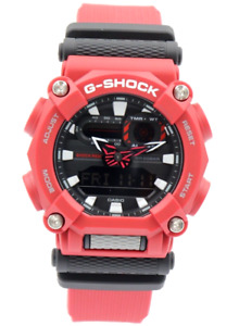 Casio G-Shock Men Heavy-Duty Style Analog-Digital Red Watch 50mm GA900-4A $120