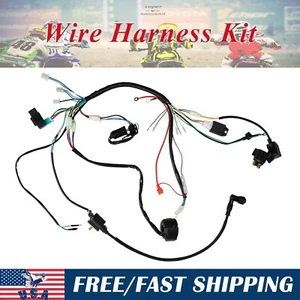 CDI Wire Harness Kit Wiring For ATV Quad Go Kart 70CC 90CC 110CC 125CC Taotao US - Picture 1 of 6