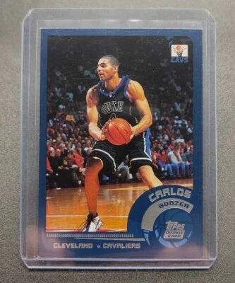 2002-03 Topps #217 Carlos Boozer Cavaliers Rookie RC - Image 1 of 2