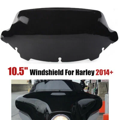Parabrisas ondulado de 10,5" para Harley Street Electra Glide Touring 2014-up Foto 1 de 4