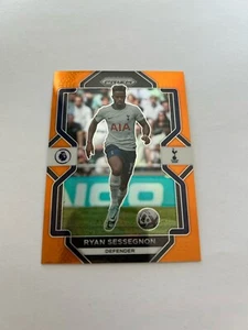 Ryan Sessegnon Orange Prizm /15 2022-23 Panini Prizm Premier League Tottenham - Picture 1 of 2
