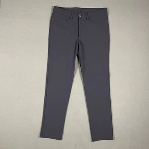 CRZ Yoga Pants Mens 34x32 Gray Performance Stretch Chino Golf Commuter WORN ONCE - Picture 1 of 9