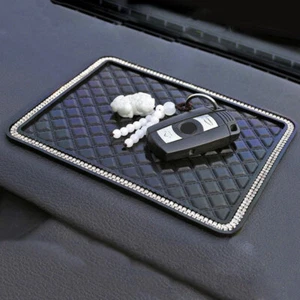 Crystal Anti-Slip Car Mat Silicone Non-Slip For Pad Phone Mount Holder - Picture 1 of 11