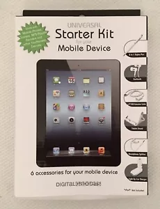 NIB Digital Gadgets Universal Starter Kit For Mobile Device With 6 Accessories - Picture 1 of 4