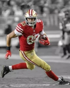 Impresión fotográfica 8x10 de George Kittle San Francisco 49ers - Imagen 1 de 1