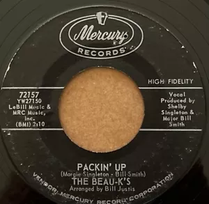 The Beau-K's-Packin' Up-Great Rocking 45 from 1963-Mercury Records-HEAR-VG+ - Bild 1 von 2