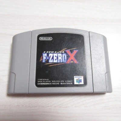 F-ZERO X Nintendo 64 N64 Japan Cart Tested Battery Replaced - NTSC-J Used - Image 1 of 4