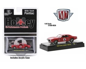 M2 Machines 31500-HS26 THENTICS 1968 PONTIAC FIREBIRD 400 H.O. 1/64 DIECAST ROT - Bild 1 von 1