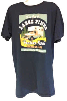 Camiseta para hombre David & Goliat Large Pines Trailer Park Come Hitch A Ride  Foto 1 de 2
