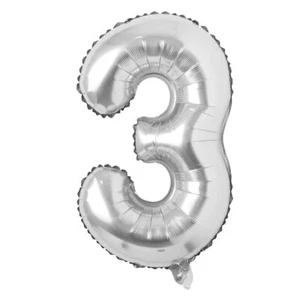 32 inch Letter Balloons Silver Alphabet Number Balloons Foil Mylar Party Wedd... - Picture 1 of 5