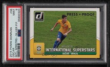 2015 Donruss International Superstars Press Proof Silver /199 Oscar PSA 9 MINT