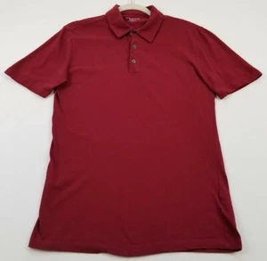 Structure Poloshirt Herren Small Rot Kurzarm Freizeit Slim Fit Baumwolle Stretch - Bild 1 von 10