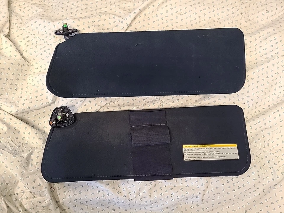 1995-1999 Silverado Sierra C1500 K1500 Sun Visors Sunvisors Blue - Image 1 of 4