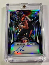 2023 Leaf Metal Luke Musgrave Black Prizm 2/5 Auto Rookie Card PACKERS!!!