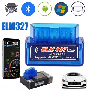 ELM327 Torque_Pro Bluetooth OBD2 Scanner Vehicle Data Monitor - Picture 1 of 7