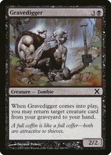 FOIL Gravedigger | MtG Magic 10th Edition | English | Near Mint