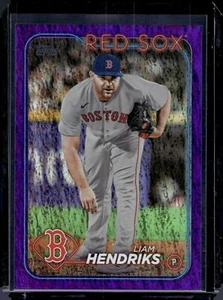 2024 Topps Purple Foil #587 Liam Hendriks Serial #784/799 - Picture 1 of 2
