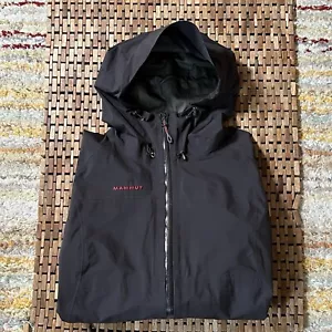 Mammut Wenaha Paclite Branded Waterproof Hoodie Hoody Jacke Schwarz Medium - Bild 1 von 5