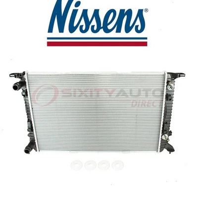 Nissens Front Radiator for 2010-2012 Audi A4 Quattro - Cooler Cooling np Foto 1 de 4