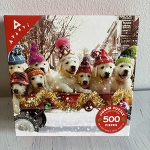 NEU ** Weihnachten Welpen 500-teiliges Puzzle 24 x 18 Zoll - Bild 1 von 2