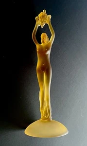 17.5" Seguso Murano Art Glass Sculpture Woman Goddess Grape Mid Century - Picture 1 of 7